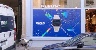 Sonorisation Lumière Vidéo Décor à Paris - Location vitrophanie-casio-fleux